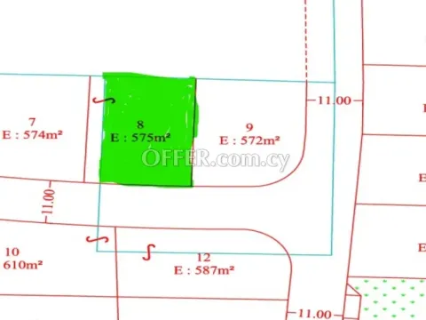 New For Sale €81,000 Plot Kokkinotrimithia Nicosia - Main Photo