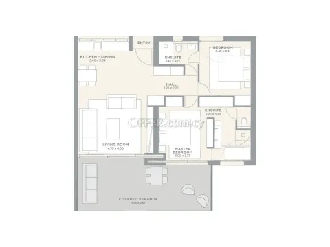 Apartment (Flat) in Tsada, Paphos for Sale - 8