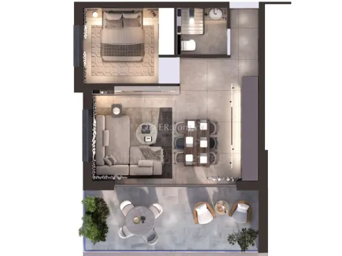New modern one bedroom apartment in Geri area Nicosia - 2