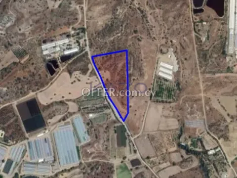 Large Livestock Farming Zone Field for Sale in Monagroulli - Main Photo