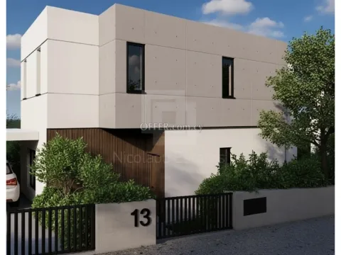 Modern design detached villas in suburban area of Paramytha. - Main Photo