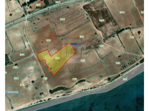 Touristic Field of 12375m2 in Mazotos walking distance to the beach - Main Photo