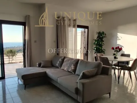 Sea View Villa with Pool in Sunny Chloraka - Main Photo