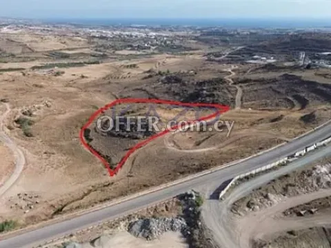Expansive Hillside Plot with Panoramic Views in Agia Varvara, Paphos - Main Photo