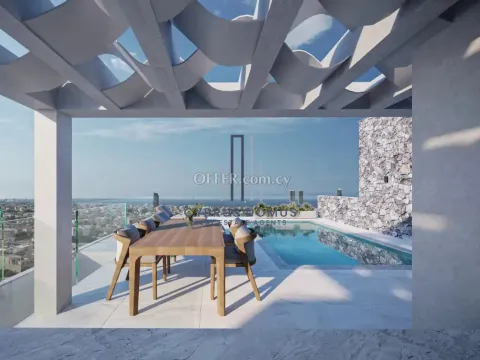 New Penthouse With Roof Garden & Swimming Pool In Agios Athanasios Area - 9