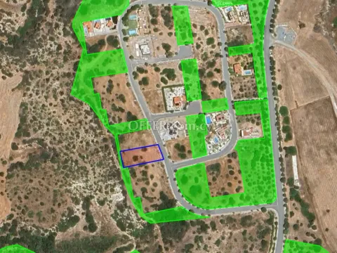 Building Plot for sale in Secret Valley, Paphos - Main Photo