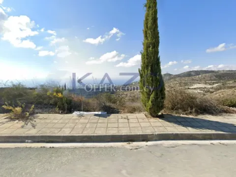 Large Building Plot with Sea View in Tsada (+ Building Permit) - Main Photo