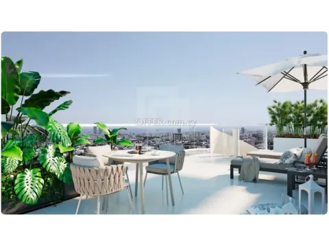 Brand new luxurious 3 bedroom penthouse apartment under construction on Green Area Germasogia - Main Photo
