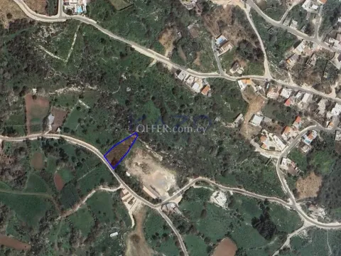 Large Building Plot 1097m2 For Sale Ineia Village - 3