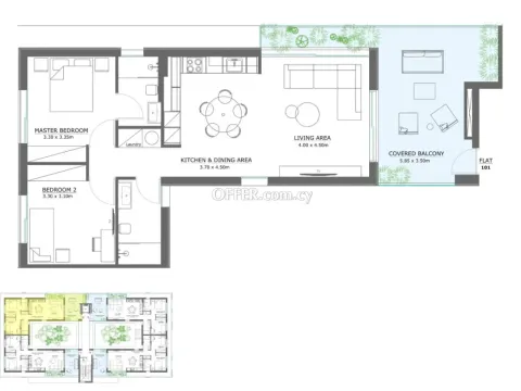 Apartment (Flat) in Aglantzia, Nicosia for Sale - 3