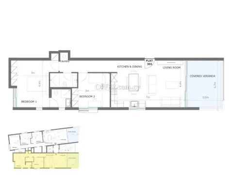 Apartment (Flat) in Strovolos, Nicosia for Sale - 2