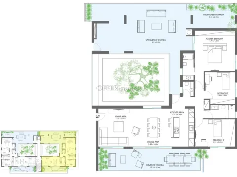 Apartment (Penthouse) in Aglantzia, Nicosia for Sale - 3