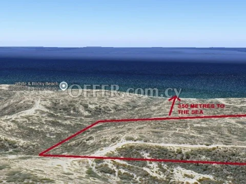 FOR SALE – COASTAL LAND WITH PANORAMIC SEA VIEWS | MONAGROULI, LIMASSOL - CYPRUS - Main Photo