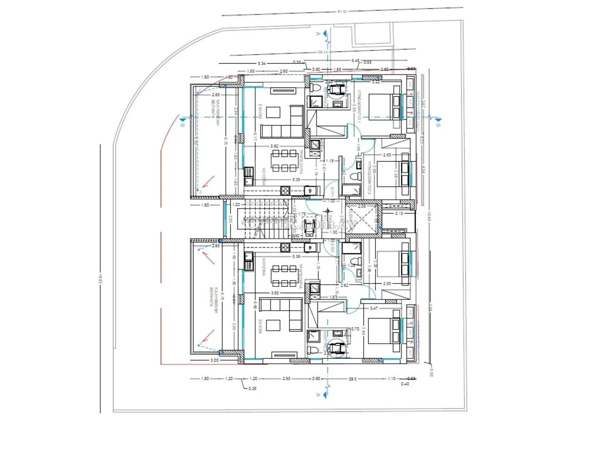New two bedroom top floor apartment in Zakaki area Limassol - 6