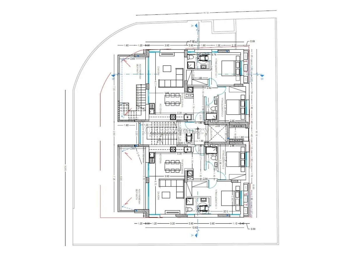 New two bedroom top floor apartment in Zakaki area Limassol - 4