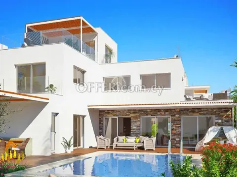 COASTAL 4 BEDROOM VILLA WITH PRIVATE POOL IN PAPHOS - Main Photo