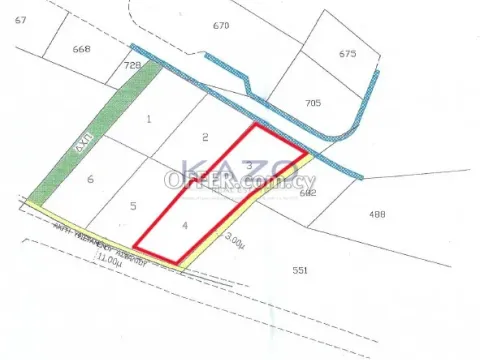 Large Building Plot for Sale in Peaceful Psematismenos (Under Division) - 2