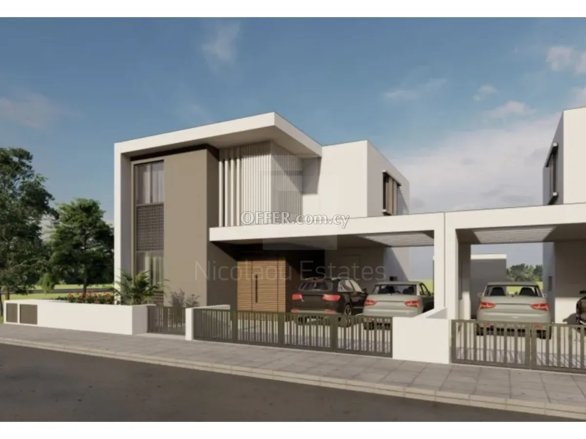 Brand New Three plus One Bedroom Houses for Sale next to the National Athalassa Forest Park in Nicosia - 1
