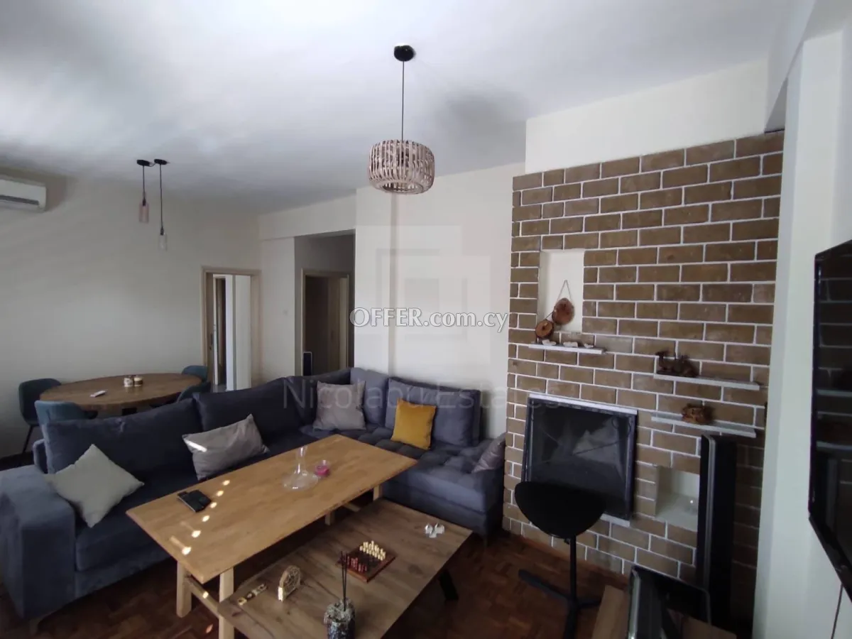 Spacious 3 bedroom Fully Renovated Apartment with garden for rent in Acropolis in the center of Nicosia - 1