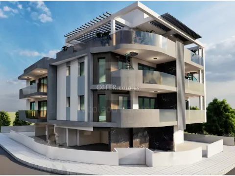 Modern two bedroom Penthouse with roof garden for sale in Latsia - Main Photo