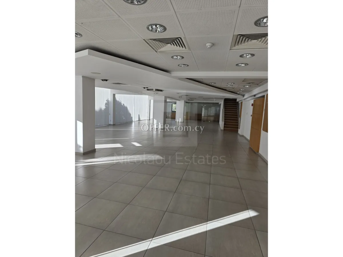 Ground floor plus mezzanine office for rent in a corner building in Strovolos Avenue near Petrolina - 1
