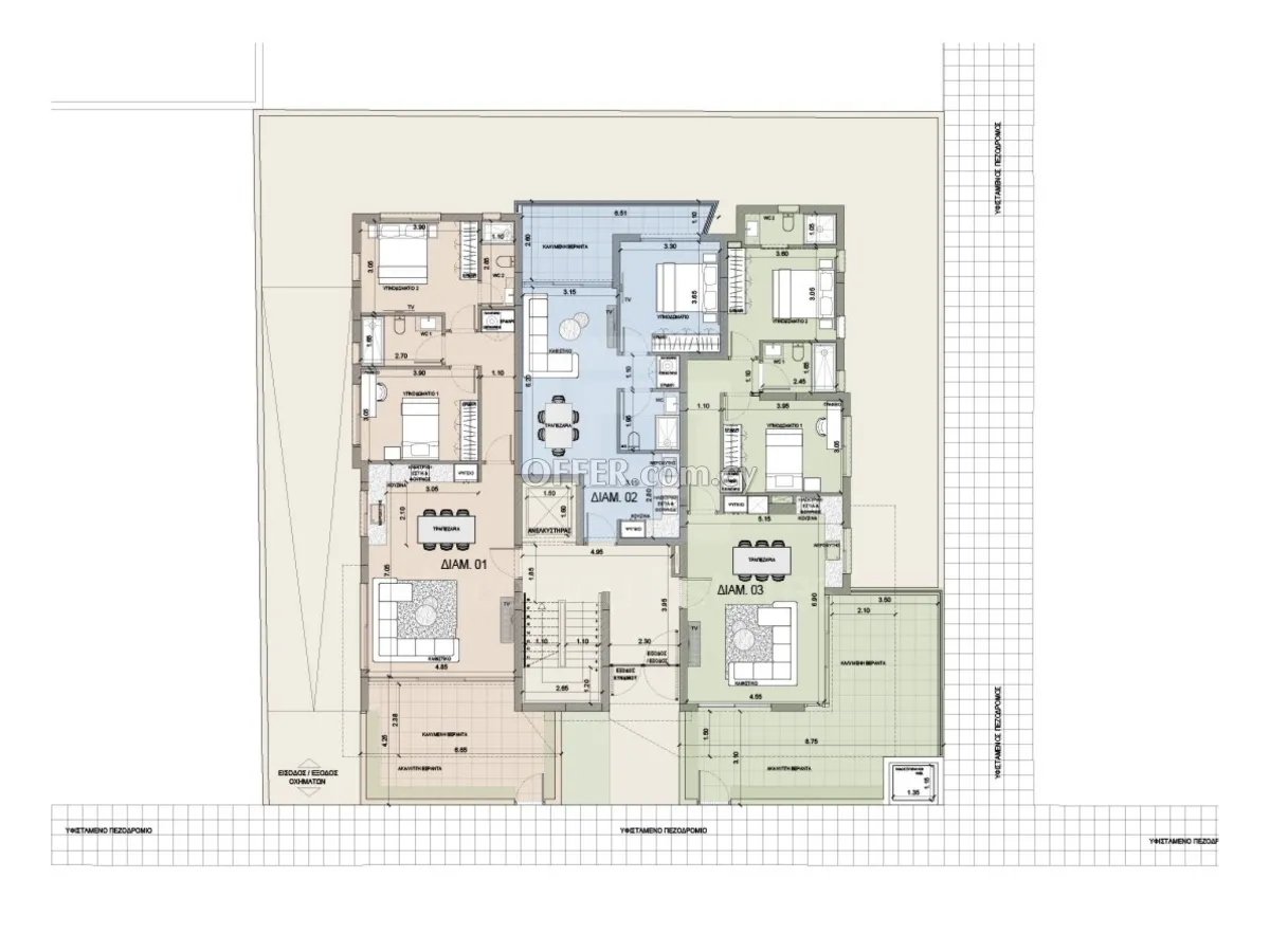 Brand new one bedroom apartment in Kalithea area Nicosia - 9