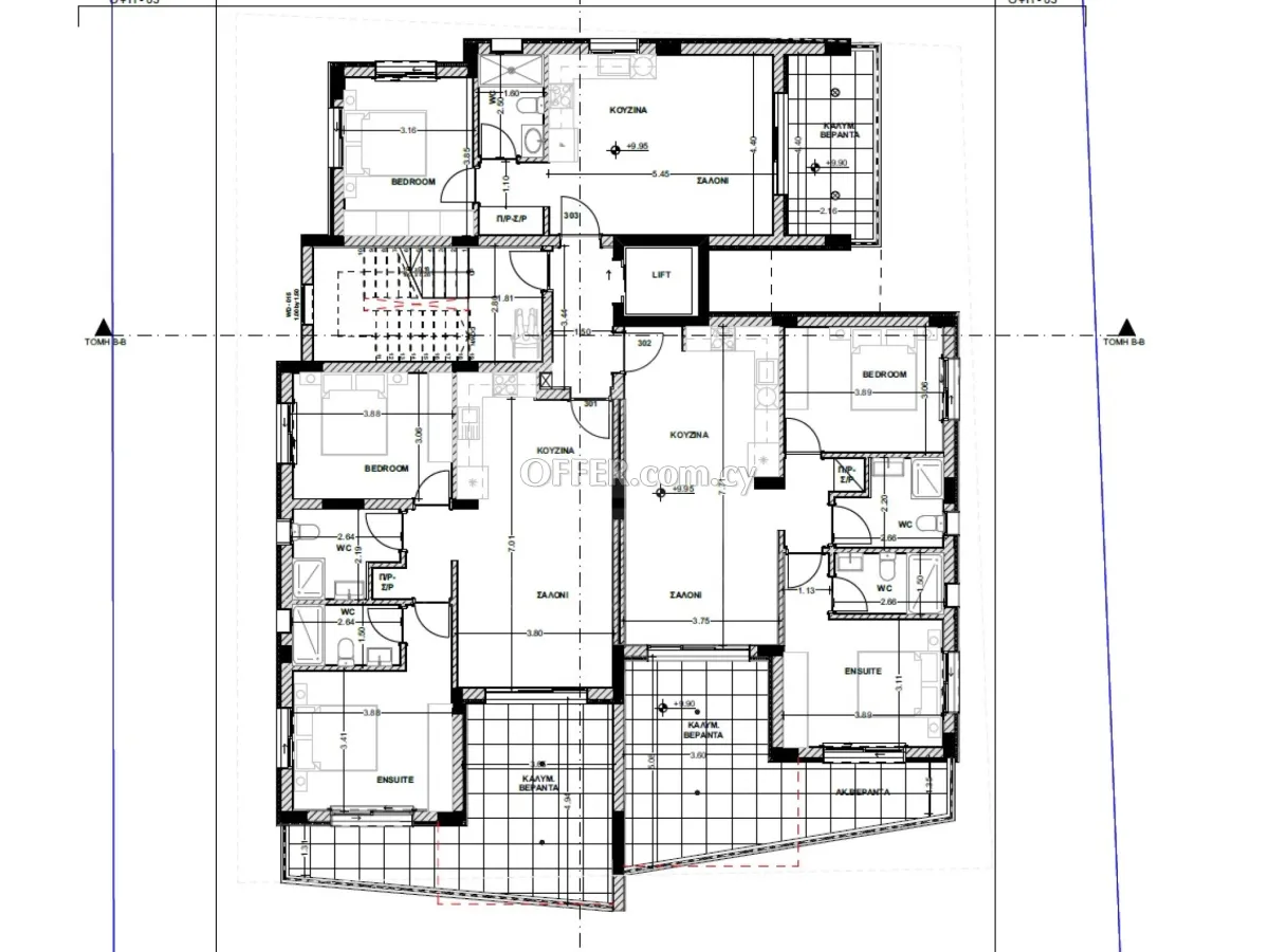 Brand new 1 bedroom apartment under study in the Apostolos Varnavas area of Kato Polemidia - 2