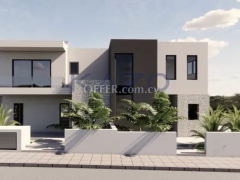 Modern Semi-Detached House in Peaceful Palodeia For Sale - Main Photo
