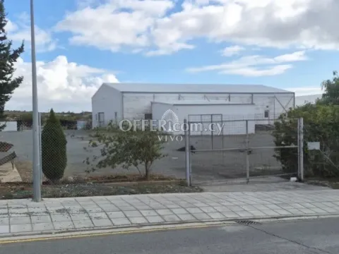 WAREHOUSE FOR RENT IN AGIOS SYLAS INDUSTRIAL AREA! - Main Photo