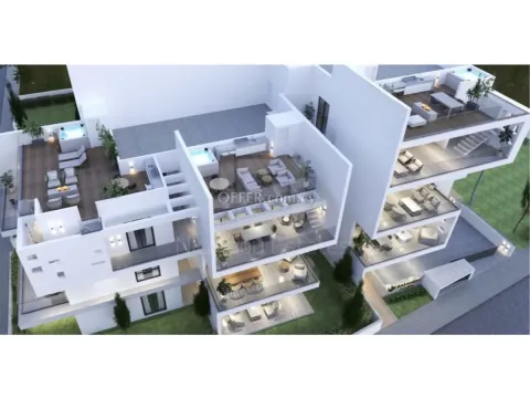 Brand New Two Bedroom Apartment with Roof Garden for Sale in Aradippou Larnaca - Main Photo