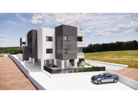 New one bedroom apartment NO BALCONY under construction in Kolossi - 8