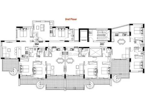 New one bedroom apartment NO BALCONY under construction in Kolossi - 7