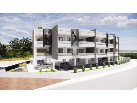 New one bedroom apartment NO BALCONY under construction in Kolossi - 4