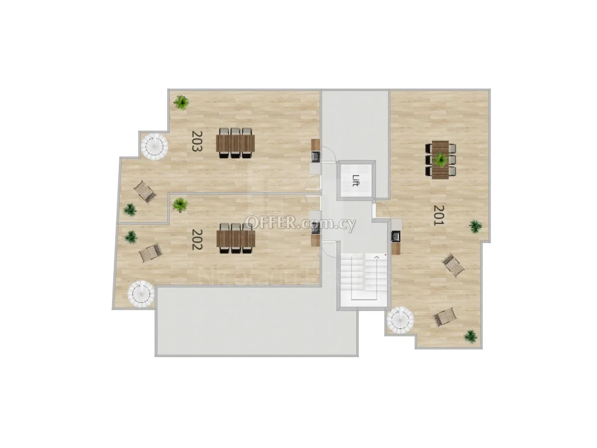 Ready to Move in Two Bedroom Apartment with Roof Garden and Photovoltaics for Sale in Kiti Larnaca - 2