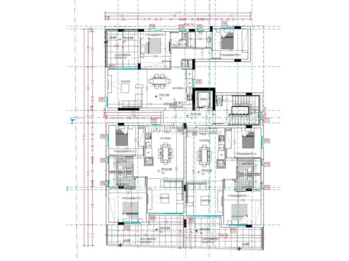 Brand new two bedroom apartment in Mosfiloti in a beautiful green area - 4