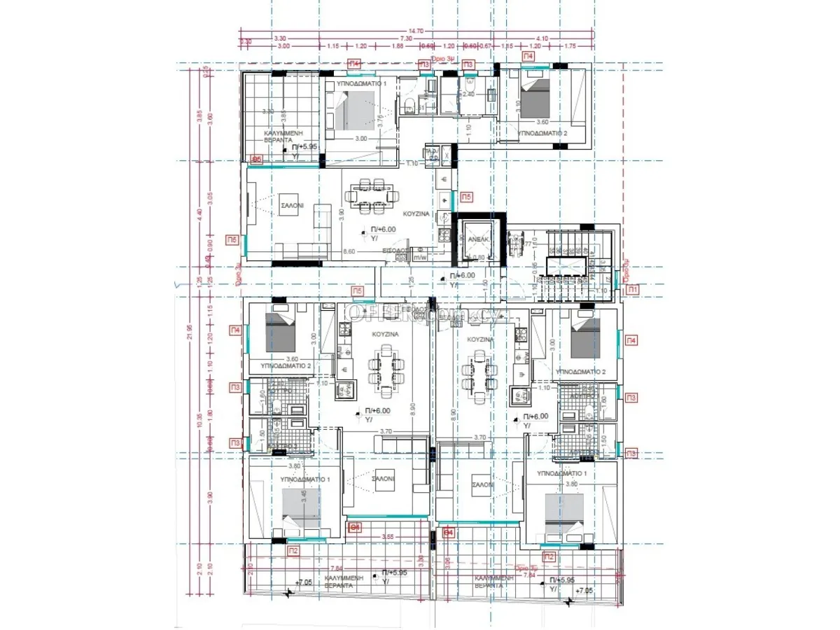 Brand new two bedroom apartment in Mosfiloti in a beautiful green area - 3