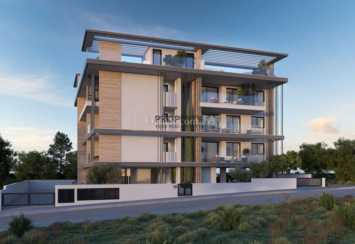 Under-Construction 1 Bedroom Penthouse Apartment with Roof-Garden in Ypsonas - 8