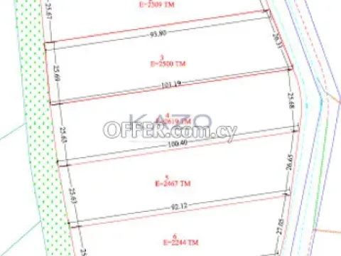 For Sale Large Plot 3796 m2 in Kalavasos - 2