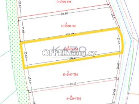 Large 2619 m2 Building Plot in Kalavasos Village - 2