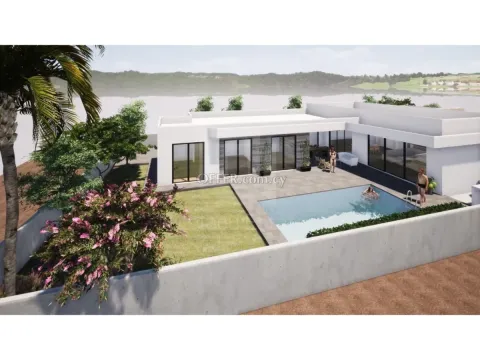 Brand New Ground Floor Four Bedroom House for Sale in GSP Area in Nicosia - Main Photo
