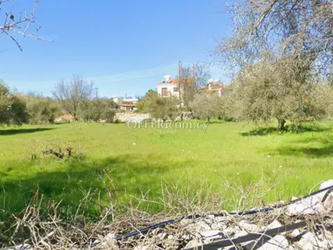 RESIDENTIAL LAND IN ANOGYRA LIMASSOL - Main Photo