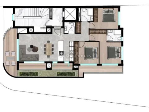 Apartment (Flat) in Agia Zoni, Limassol for Sale - 4