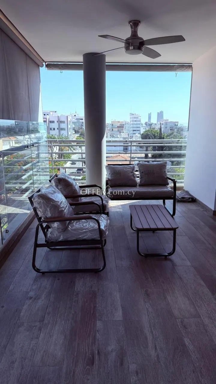 TOP FLOOR APARTMENT FOR RENT FULLY FURNISHED - KATHOLIKI AREA - 7