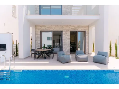 Luxury new four bedroom villa for rent in Venus Beach Area of Paphos - Main Photo