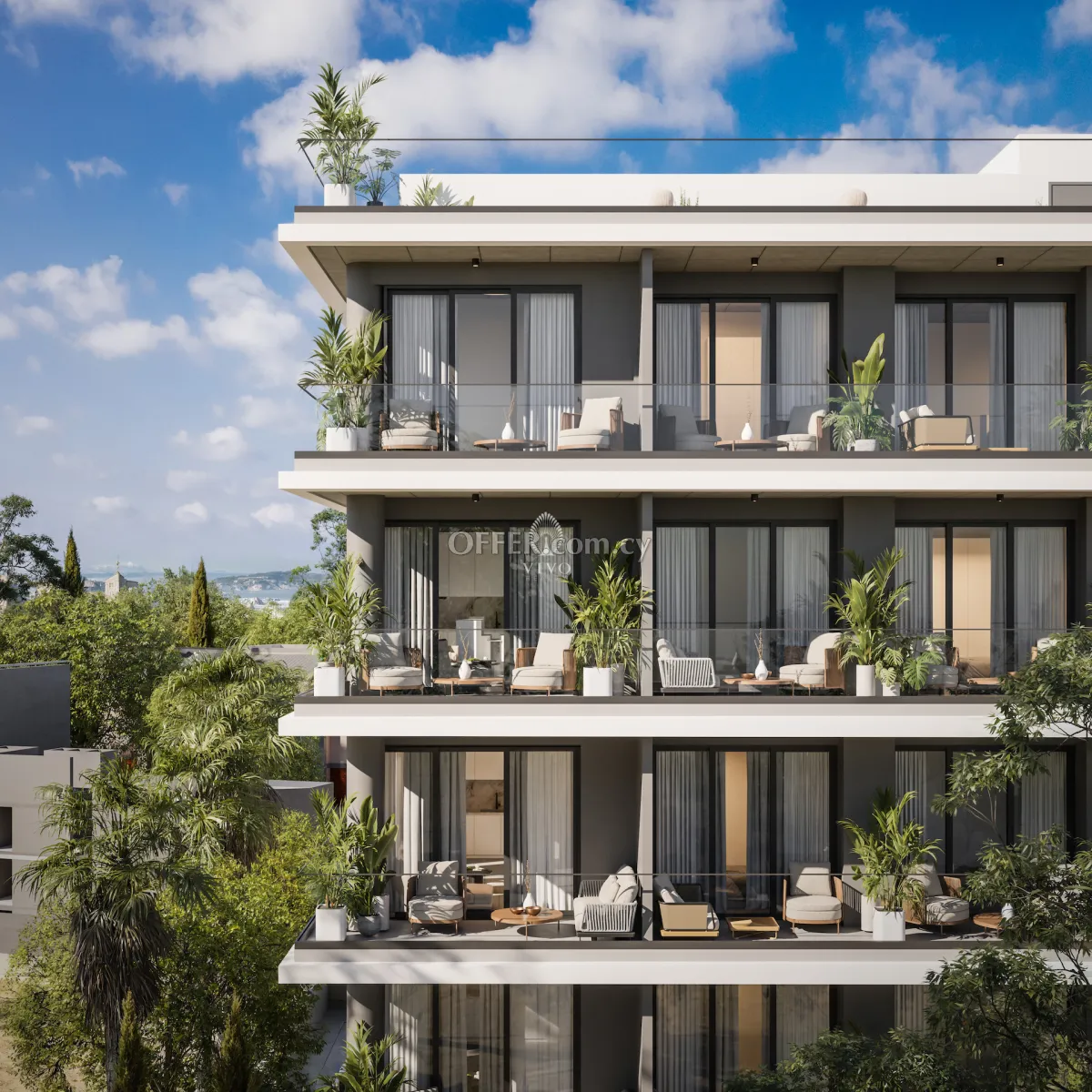 THREE BEDROOM TOP FLOOR APARTMENT WITH ROOF GARDEN IN KATHOLIKI - LIMASSOL - 2