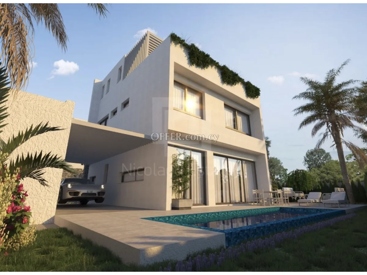 Luxurious Five Bedroom Villas next to the Beach with Private Swimming Pool for Sale in Protaras Ammochostos - 1