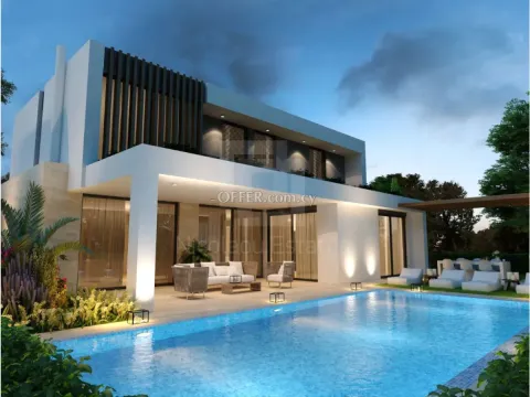 New modern four bedroom villa with pool in Carolina Park area of Latsia - Main Photo
