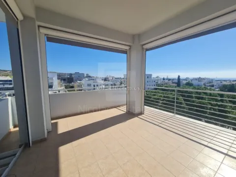 Spacious three bedroom penthouse with panoramic views in Paphos next to a green area - Main Photo