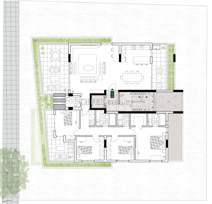 Apartment (Penthouse) in Agioi Omologites, Nicosia for Sale - 8