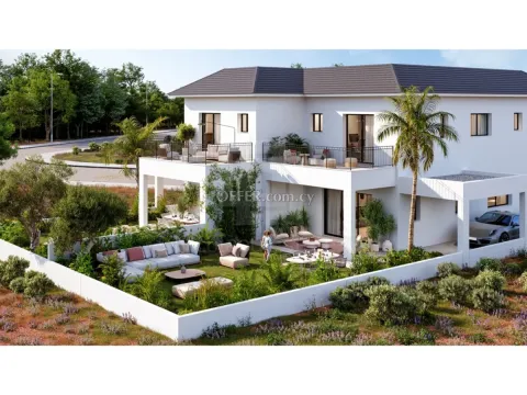 Brand new 3 bedroom semi detached villa under construction in Pyrgos Lemesou - Main Photo